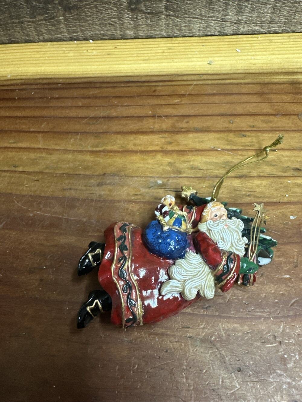 Santa Christmas Tree Hanging Ornament Resin Santa Ornament